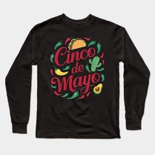 Fiesta Cinco De Mayo Party Long Sleeve T-Shirt